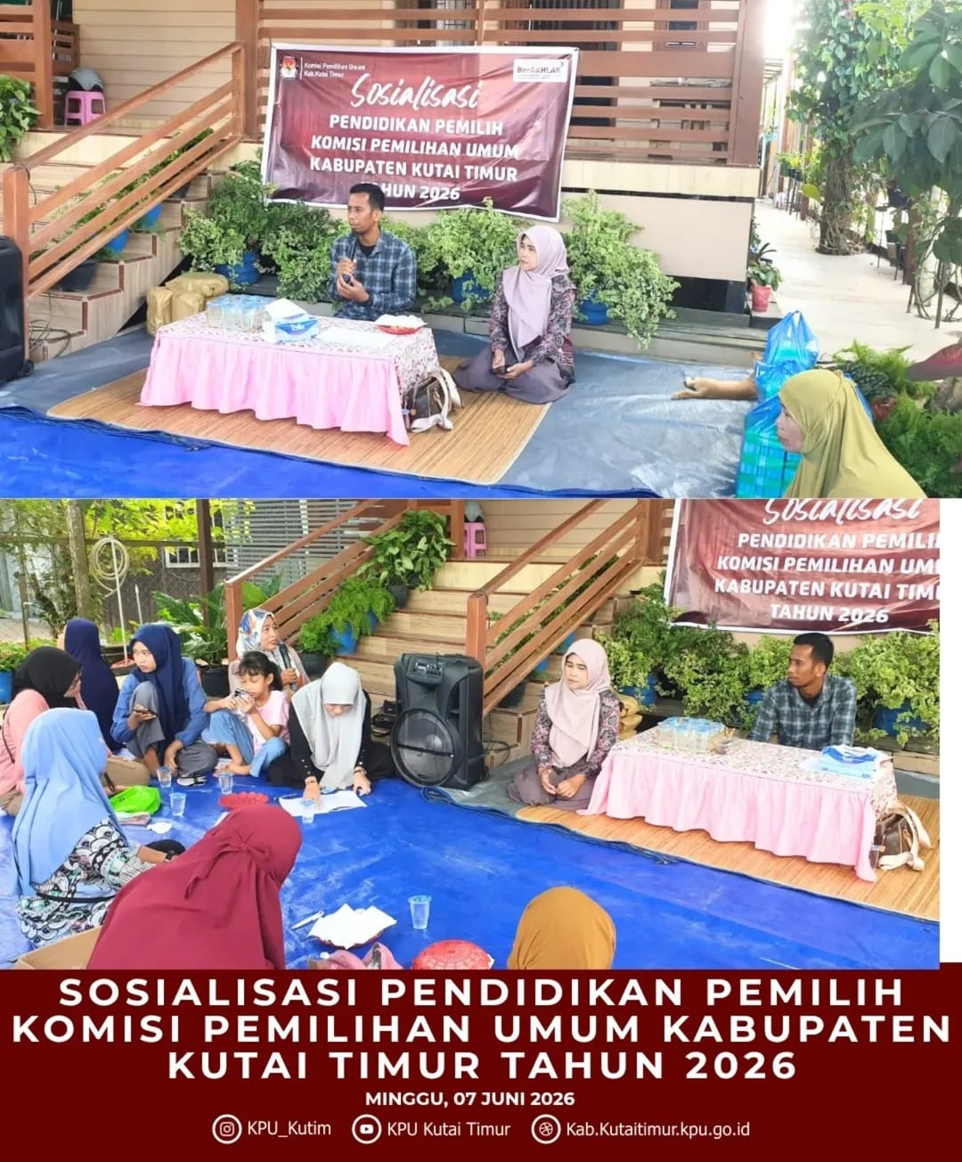 Sosialisasi Pendidikan Pemilih Komisi Pemilihan Umum Kab. Kutai Timur